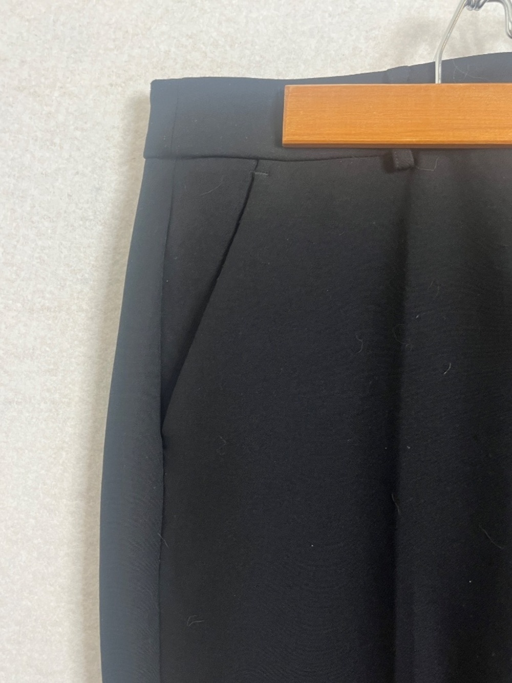 Express Black Dress Pants Straight Leg Mid Rise Work Career Classic - Picture 4 of 6